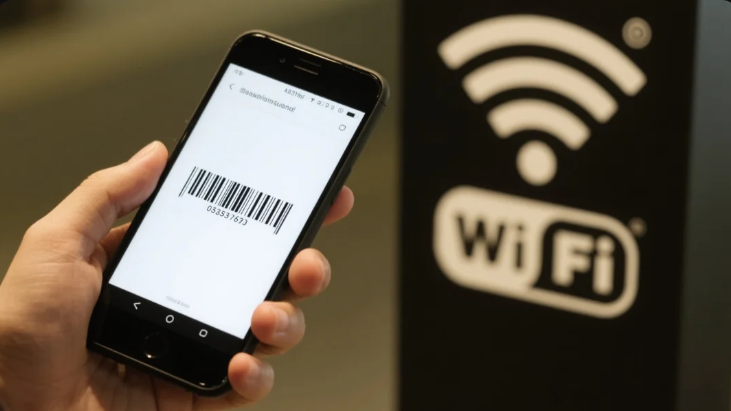 Cara Scan Barcode WiFi