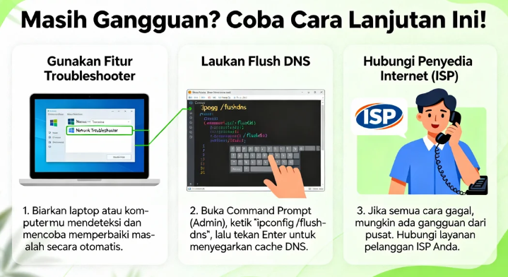Cara Mengatasi Gangguan Internet