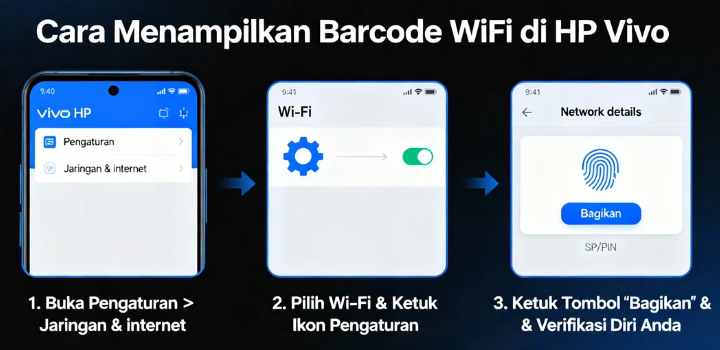 Cara Melihat Barcode Wifi di Hp Vivo