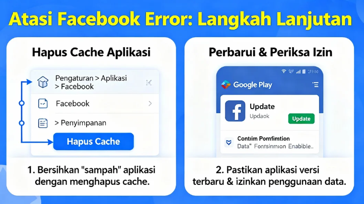 Cara Mengatasi Facebook Tidak Ada Koneksi Internet
